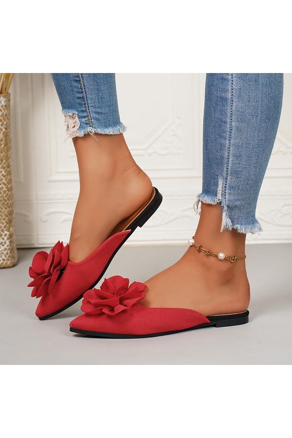 Wedge Sandals for Women, Slide On Mule Style, Padded Insole for Support, Versatile Spring and Summer Footwear Gift