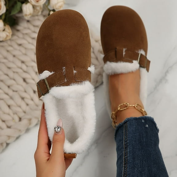 Xucatan Winter Boots For WomenSnow Boots Warm Ankle Booties Slip On FlockyLined Comfortable Fashion Casual Loafers Shoes Gift