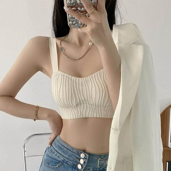 Xucatan Wireless Bras for Women Full Coverage T-Shirt Bra Seamless Comfort Everyday Bra Simple Solid Underwear Gift