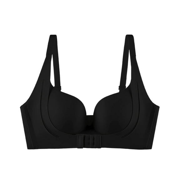 Xucatan Wireless Sport Bras for Women Front Closure Full Coverage Post Surgery Compression Back Smoothing Comfort Adjustable Gift