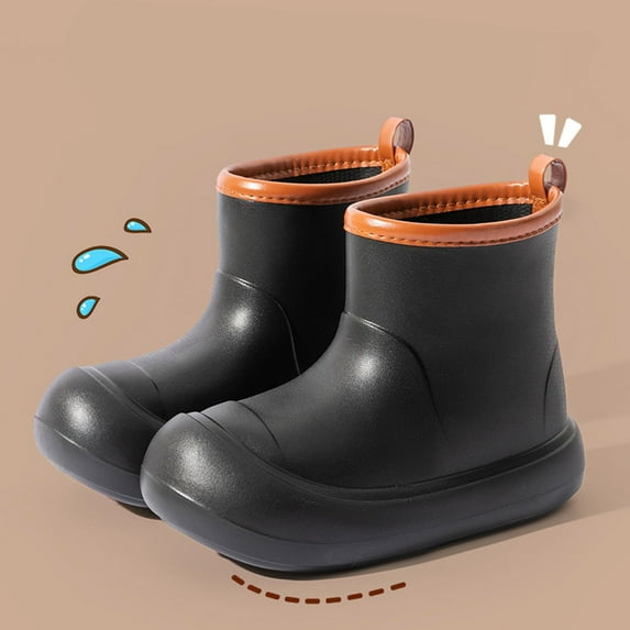 Xucatan Women Fashion Waterproof Rain Shoes Ankle Rain Boots for Women, Fashion Short Tube Waterproof Outdoor Shoes, Comfortable Slip-On Rain Footwear for Rainy Days & Seasons Gift