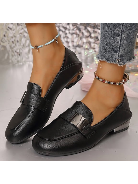 Women Loafers Comfortable Shoes Casual Slip on Penny Moccasins Flats for Walking Driving Business Gift