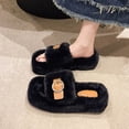 thumbnail image 1 of Xucatan Women Platform Slippers Soft Comfort Warm Open Toe Shoes Buckle Strap Indoor Outdoor Slippers Lightweight Sandals Gift, 1 of 8