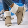 thumbnail image 1 of Xucatan Women Versatile Cool Eye Catching Edge Thick Soled Snow Boots Fall Winter Style Comfortable Height Enhancing Short Boots Gift, 1 of 8