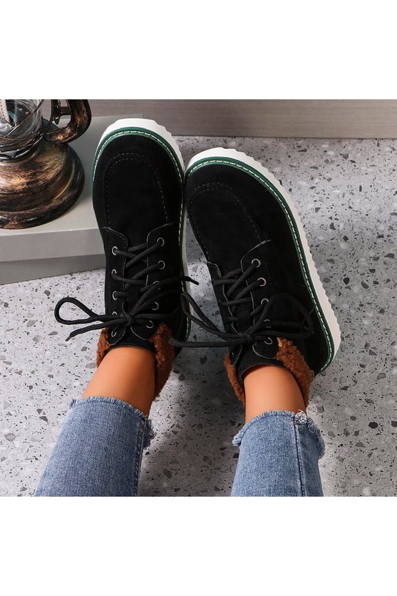 Women's Ankle Boots Memory Foam Insole Boots for Women and Non-Slip -up Fall Winter Boots for Women Gift