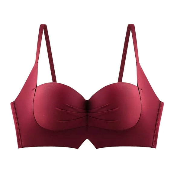 Xucatan Women's Anti Saggy Breast Bras Push Up Seamless Wireless Full Coverage Bralettes Comfort No Underwire Soft Comfort Strip Wireless Bras Everyday Bra Gift