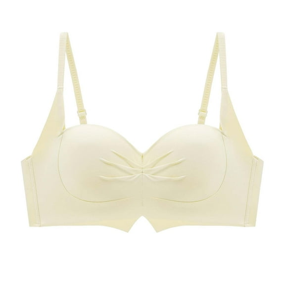 Xucatan Women's Anti Saggy Breast Bras Push Up Seamless Wireless Full Coverage Bralettes Comfort No Underwire Soft Comfort Strip Wireless Bras Everyday Bra Gift