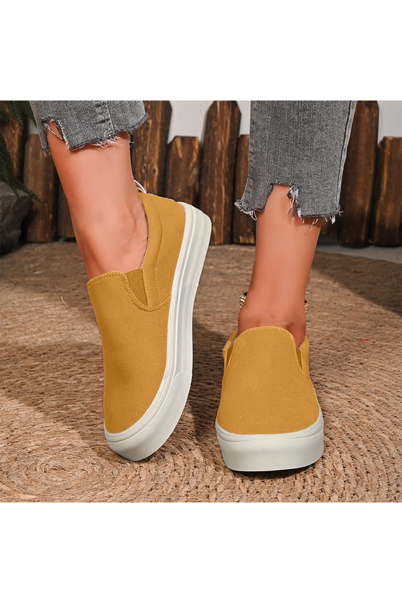 Women's Chunky Loafers Slip On Lug Sole Loafer Comfort Casual Round Toe Low Heel Work Shoes Platform Loafers for Women Office Business Walking Shoes Suede Ankle Boots Gift