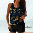 thumbnail image 1 of Xucatan Women's Color Block One Piece Swimsuit Sporty Racerback Bathing Suits, V Neck Twist Front Push Up Full Coverage Swimwear Long Torso Fit Plus Size Summer Cruise Gift, 1 of 6