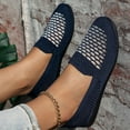 thumbnail image 1 of Xucatan Women's Flats Breathable Knit Pointed Flats Loafers Shoes,Work Flats Office Shoes Comfortable Flexible Mule Shoes Ballet Flats Slip On Dress Shoes Gift, 1 of 4