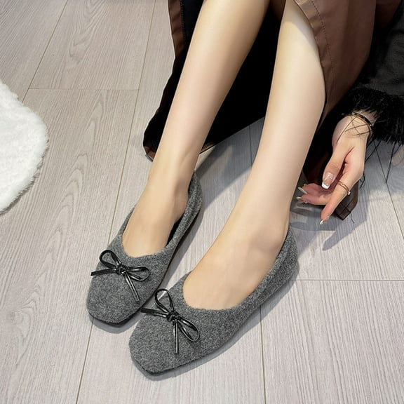 Xucatan Women's Flats Shoes Round Toe Dressy Ballet Flats Comfortable Womens Dress Shoes Ballerina Flats for Work Gift