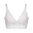 thumbnail image 1 of Xucatan Women's Floral Embroidered Deep V Bralette, Women Comfort Wireless Bralette Bustier Breathable Crop Top Bra Gift, 1 of 3