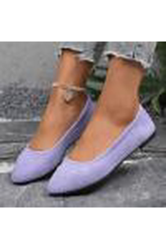 Women's Foldable Slip On Loafers, Stretchy Fabric Soft Sole Flats, Round Toe Casual Comfortable Footwear, Versatile Travel Shoes for Everyday Wear Gift