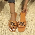 thumbnail image 1 of Xucatan Women's Gold Chain Strap Slides, Single Strap Mule Sandals, Casual Beach Footwear, Lightweight Design for Summer Daily Wear Gift, 1 of 9