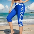 thumbnail image 1 of Xucatan Women's High Waisted Swim Leggings Tummy Control Swim Capris, Quick Dry Bottoms Modest Swimwear for Beach Pool Vacation Summer Cruise Gift, 1 of 5