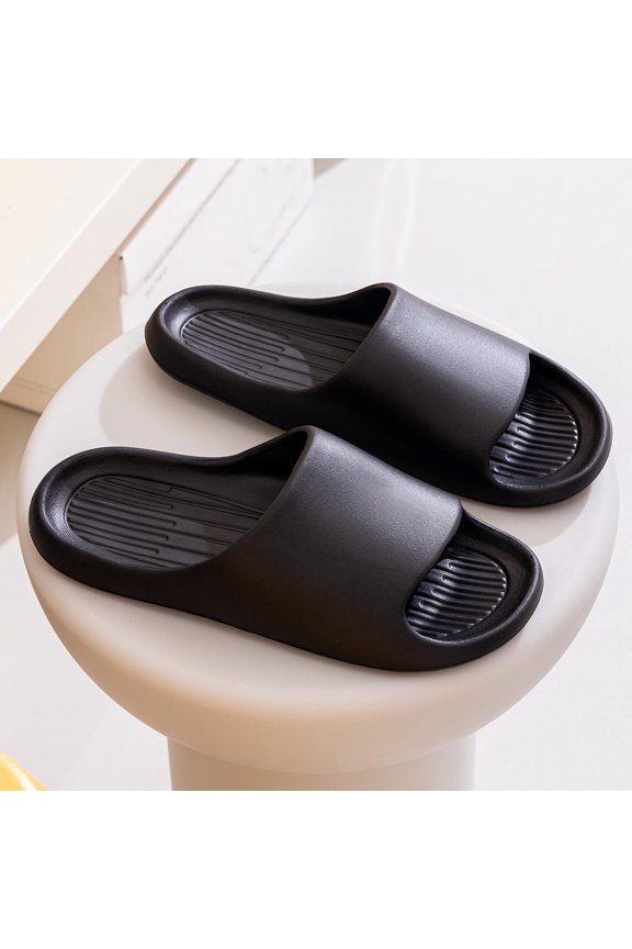 Women's House Slippers, Cute Sea Turtle Graphic Slides, Thick Sole Soft Sandals, Comfortable Indoor Casual Shoes Gift