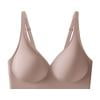 thumbnail image 1 of Xucatan Women's Jelly Bra Solid Color Wireless , Breathable Push Up Gather, Soft Stretch Nylon Spandex, Smooth T Shirt Lightly Lined for Daily Casual Gift, 1 of 5