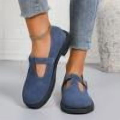 Xucatan Women's Mary Jane Shoes, Chunky Sole Flat Loafers with T-Strap, Vintage Inspired Everyday Footwear, Versatile Spring Summer Style Gift