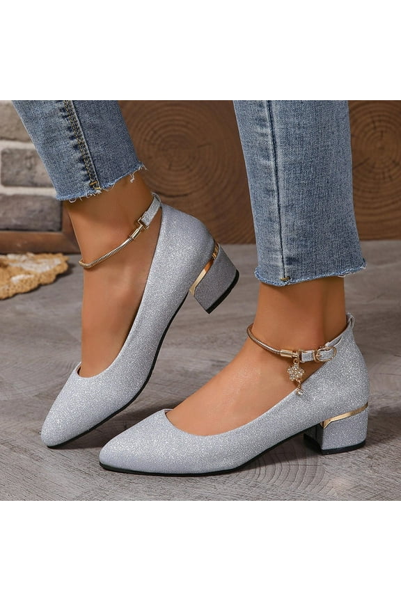 Women's Mary Jane Shoes Platform Chunky Heel Pumps for Women Ankle Strap High Heel Mary Janes Square Closed Toe Leather Suede Dress Shoes Party Event Office Prom Gift