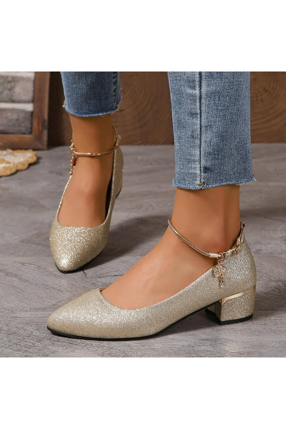 Women's Mary Jane Shoes Platform Chunky Heel Pumps for Women Ankle Strap High Heel Mary Janes Square Closed Toe Leather Suede Dress Shoes Party Event Office Prom Gift