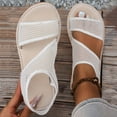 thumbnail image 1 of Xucatan Women's Mesh Sandals, Breathable Open Toe Flat Slides with Slingback Strap, Two Way Wear Round Toe Shoes, Versatile Summer Walking Footwear Gift, 1 of 9