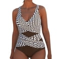 thumbnail image 1 of Xucatan Women's One Piece Swimsuit Tummy Control Monokini with Removable Pads Push Up, Full Coverage Modest Swimwear Long Torso Fit Plus Size Summer Beach Vacation Gift, 1 of 2