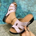 thumbnail image 1 of Xucatan Women's Orthopedic Platform Sandals Comfortable Slip-On Open Toe Wedge Slides for Summer Walking, Casual Arch Support Shoes with Cushioned Sole Gift, 1 of 6