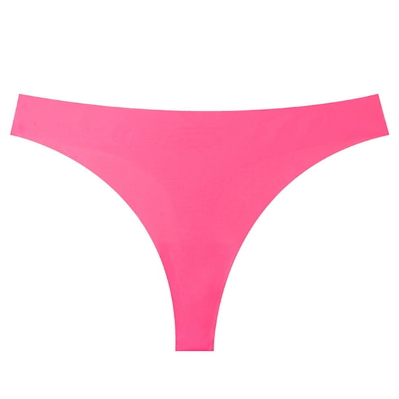 Xucatan Women's Plus Size Low Rise Seamless Ice Silk Panties, Breathable Ladies Underwear, Soft Stretchy Feminine Briefs, Moisture Wicking Daily Panties for Women, Casual Exercise Underwear Gift