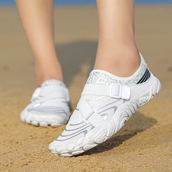 Xucatan Women's Quick-Dry Breathable Water Shoes with Non-Slip Sole, Elastic Mesh Upper Sock-Like Wading Sneakers, Adjustable Strap Secure Fit Lightweight Aqua Shoes Gift