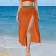 thumbnail image 1 of Xucatan Women's Sheer Mesh Cover Up Skirt with Hollow Out and Sun Protection, Modest Swimsuit Wrap for Beach Pool Vacation Gift, 1 of 5