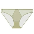 thumbnail image 1 of Xucatan Women's Sheer Mesh Floral Embroidered Cheeky Panties, Cozy See Through Low Rise Butt Lifting Underwear, Breathable V Back Crotchless Thong for Ladies. Gift, 1 of 2