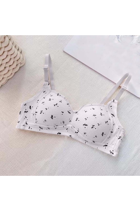 Women's Solid Wireless Bra, Lightly Lined Small Cup Pullover Style, Seamless Nylon Stretch Soft Fit for Yoga Sports Daily Wear, Smooth Breathable Everyday Essential Gift