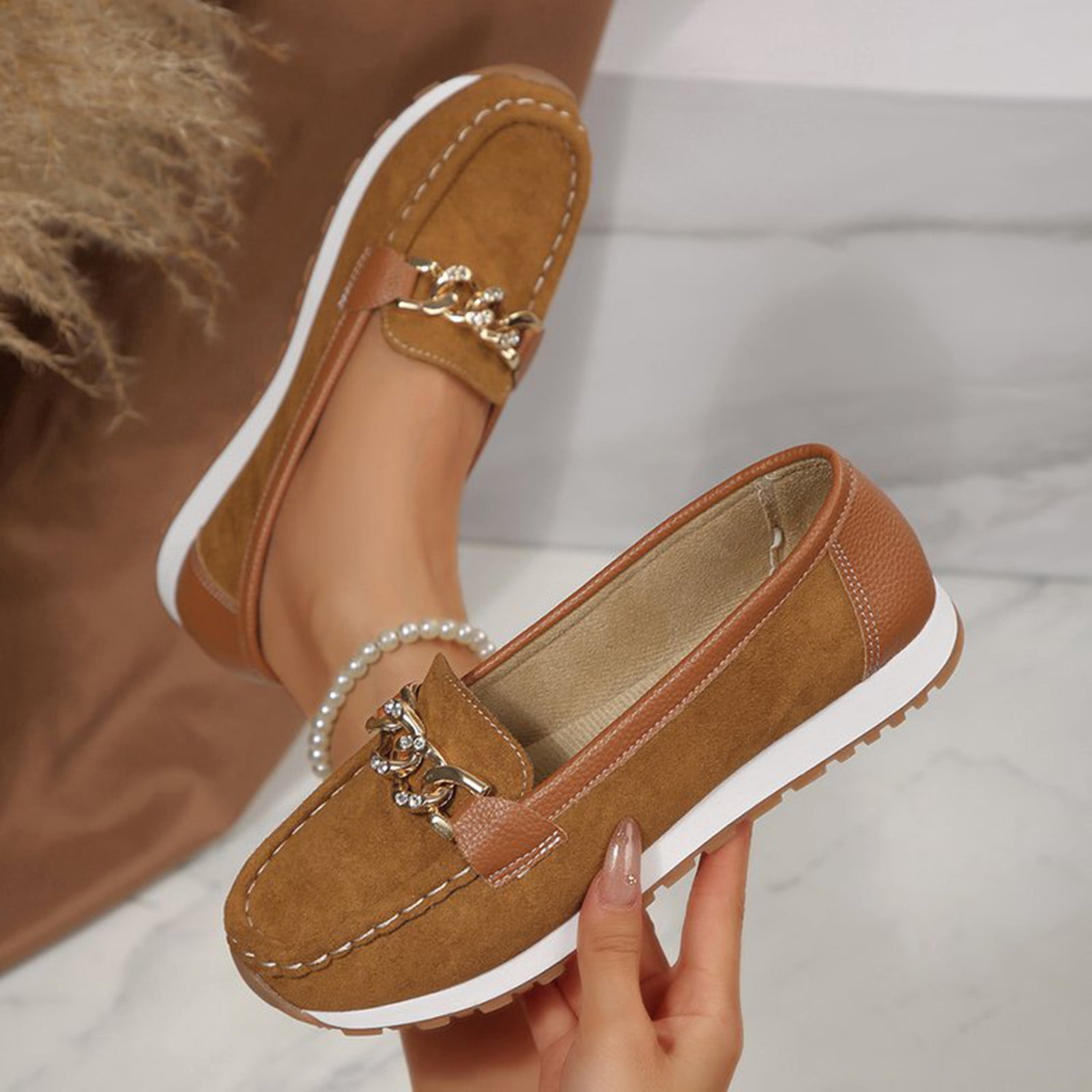 Xucatan Womens Loafers Shoes Platform Chunky Penny Loafer Lug Sole ...