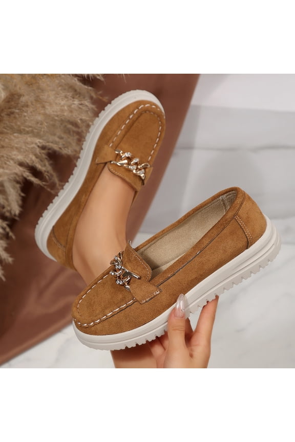 Womens Loafers Shoes Platform Chunky Penny Loafer Lug Sole Comfortable Slip On Work Office Business Casual Dress Shoes Gift