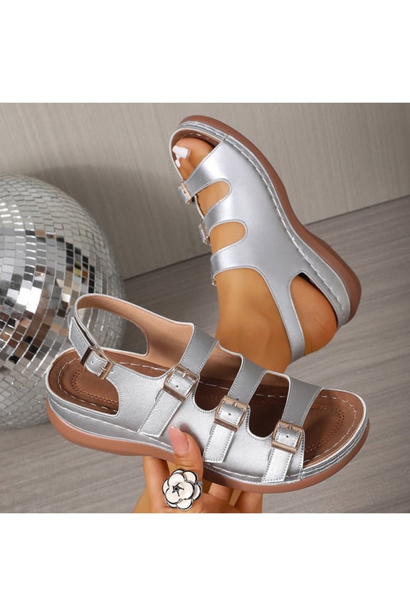 Womens Orthopedic Sandals Ladies Recovery Sport Outdoor Adjustable Strap Sandals with Comfortable Plantar Fasciitis Arch Support Gift