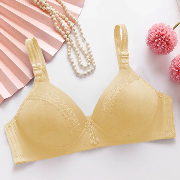 Xucatan Womens Push Up Bras Seamless Wireless Full Coverage Bra Adjustable Straps Wire Free Breathable Everyday Bra Comfort No Underwire Bra Gift