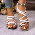 thumbnail image 1 of Xucatan Womens Sandals Casual, Elastic Back Open Toe Footwear, Comfortable Lightweight Design for Beach Vacation Spring Gift, 1 of 9