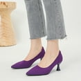 thumbnail image 1 of Xucatan Womens Slip On Dress Solid Pointed Toe Dating Patent Spool High Heel Pumps Shoes Gift, 1 of 9