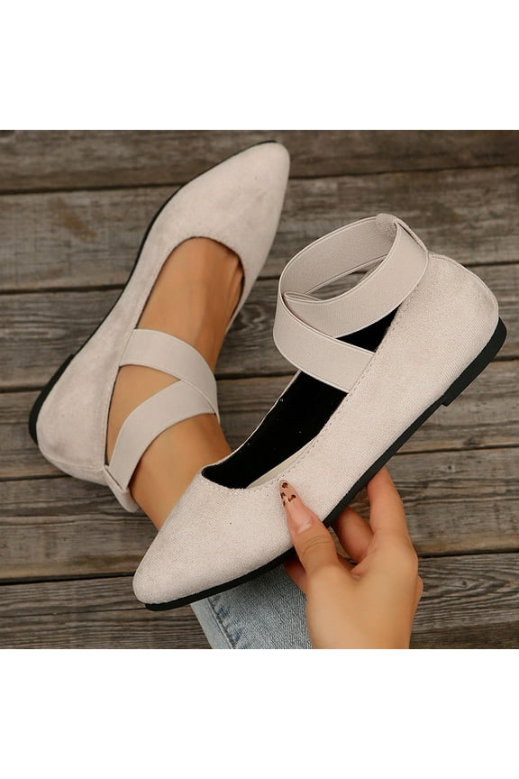 Women's Soft Cushion Extra Padded Comfort Round Toe Mary Jane Fashion Ballet Soft-Sole Comfortable Flats Shoes Walking Shoes Gift Gift