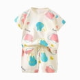thumbnail image 1 of Xudanell 6M-8Y Soft Cotton Modal Baby Toddler Pajamas Girls Snug Pjs Daily Short Summer Character Size 5-6 Years, 1 of 3
