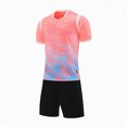 thumbnail image 1 of Xudanell Active Boys Short Sets 2 Piece Performance Crewneck Short Sleeve T-Shirt Shorts Boys Athletic Sets (P, 9-10 Years), 1 of 4