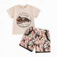 thumbnail image 1 of Xudanell Baby Boy Outfits 2pcs Toddler Mallard Short Sleeve with Camo Shorts Summer Outfits 18 Months Boy Clothes, 1 of 5