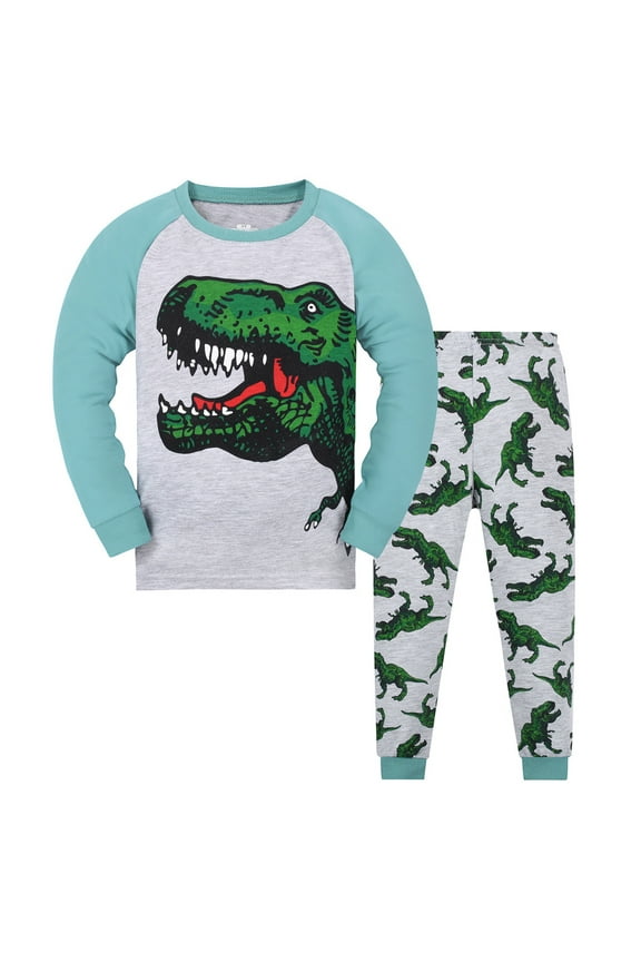 Baby Boys Clothing Cotton 2 Piece Train Toddler Fall Winter Clothes Set Home Dress Family Matching Outfits 7-8 Years Gray