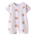 thumbnail image 1 of Xudanell Baby Outfits Boy Jacquard Double Button Fall Outfits Cotton Preemie Boy Clothes Going Home, 1 of 4