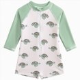 thumbnail image 1 of Xudanell Baby Swimsuit Boy Girl Zipper Rash Guard Bathing Suit Toddler Infant Boy Girl One Piece Swimwear Beach Clothes Green for Size 6-12 Months, 1 of 8
