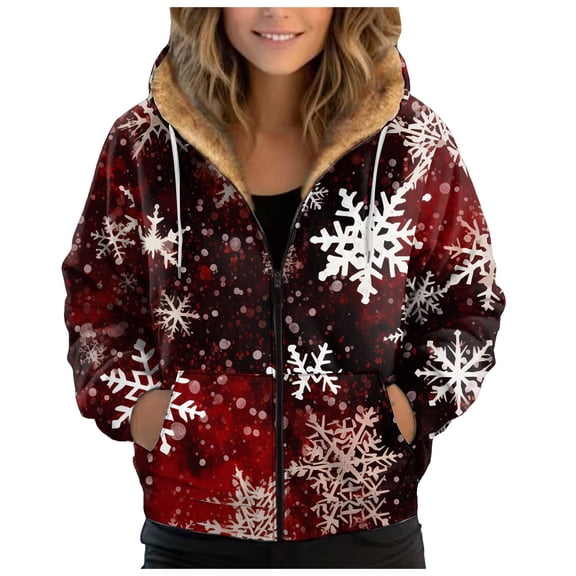 Xudanell Black Jacket Baggy Cute Hoodies Deer Print Loose All Over Print Coat Christmas Sweatshirt Womens Hoodies Zip up Navy XXXL