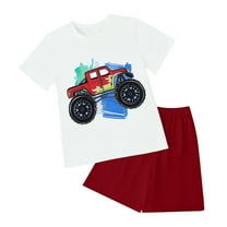 Xudanell Boy Clothes 4t Car Clothes for Boys Baby Boys Clothes Set Summer Outfit