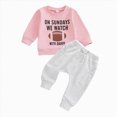 thumbnail image 1 of Xudanell Boy Clothes Winter Baby Boy Outfits Embroidered Sweatshirt Pants Warm Set with Rugby Printed, 1 of 4