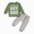 thumbnail image 1 of Xudanell Boys Clothing Sets Mamas Boy Letter Print Long Sleeve Sweatshirt Pullover Tops And Jogger Pants Cute Fall Winter Outfit, 1 of 6