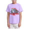 thumbnail image 1 of Xudanell Boys Dress Shirts Comfort Tops Toddler Shirts Print Cute Toddler Tank Tops Boys Short Sleeve, 1 of 4